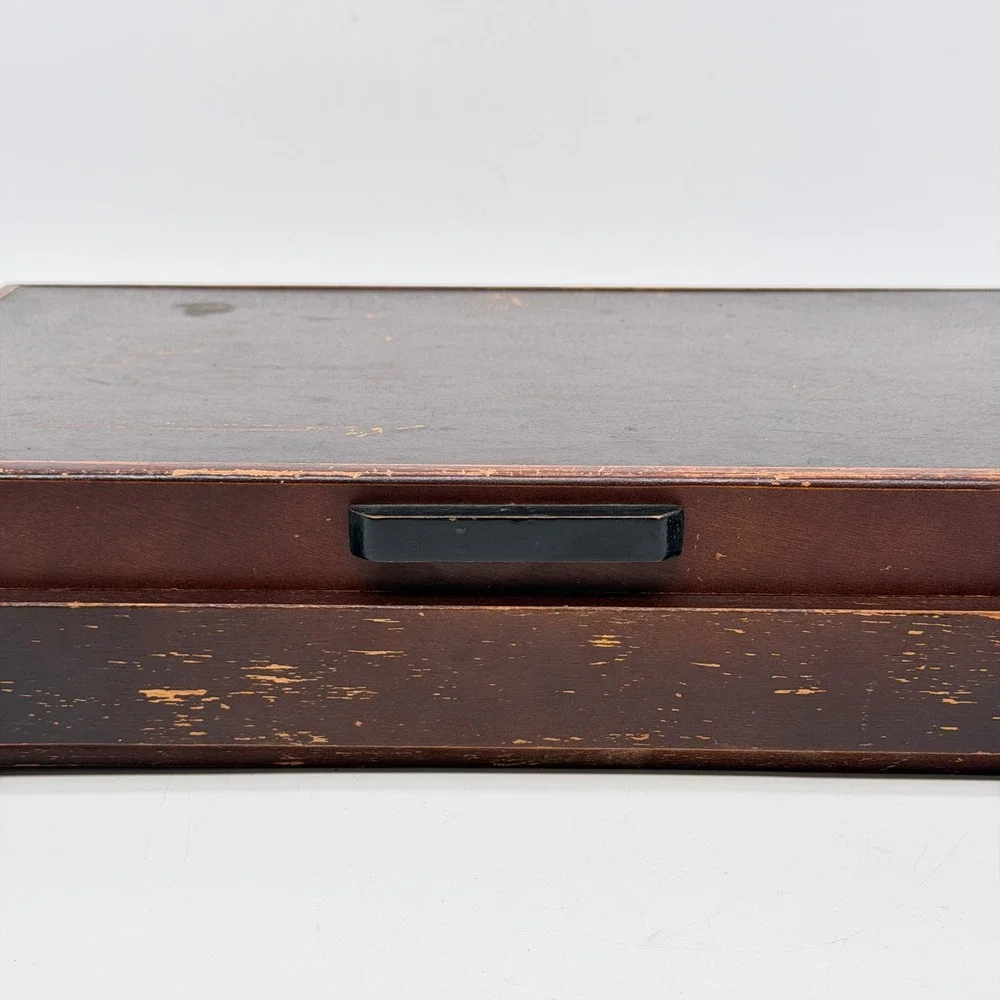 Oneida Community Milady Silverplate Flatware Set 51pc with Wood Case Vintage